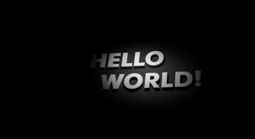 Hello world!